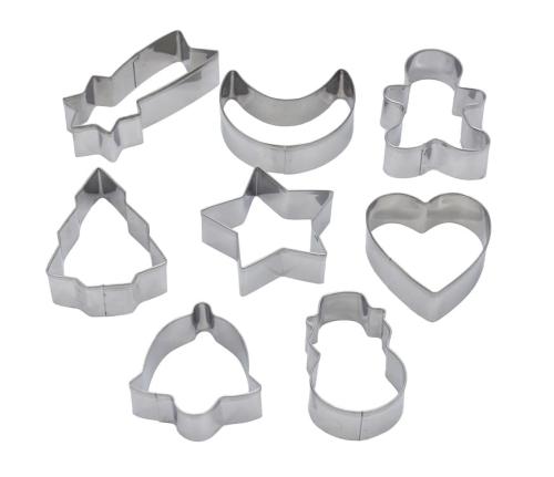 Wykrawacze do ciastek foremki CHRISTMAS TIME 8szt