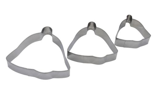 Wykrawacze do ciastek foremki DZWONKI  3szt  