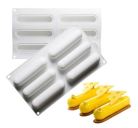 Forma silikonowa do monoporcji OVAL STRIP