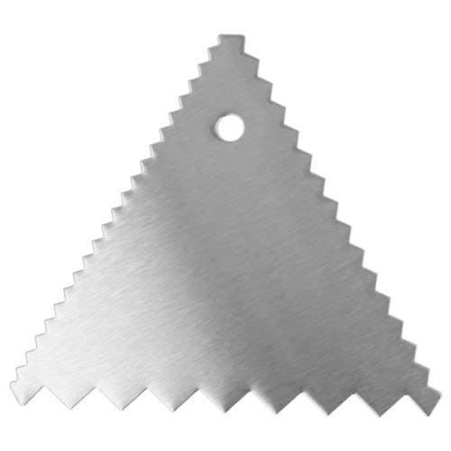 Metalowy grzebień strukturalny do kremów  packa 