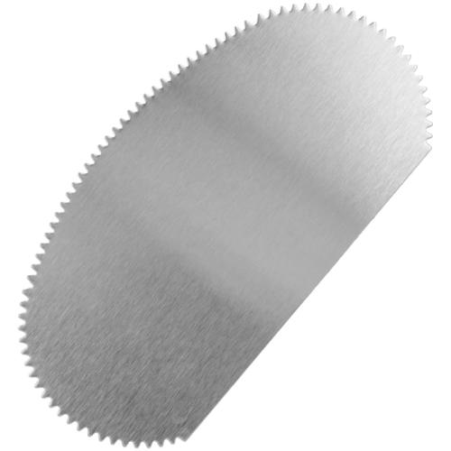 Metalowy grzebień strukturalny do kremów  packa  