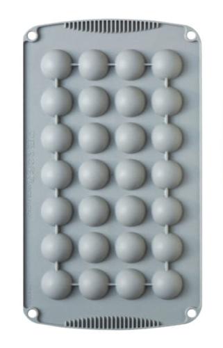 Forma silikonowa do monoporcji  PÓŁKULE KULE 30mm DECORA