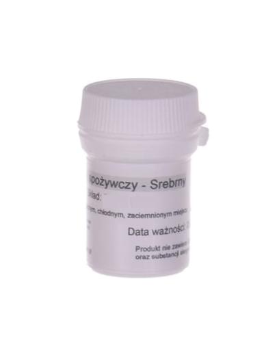 Brokat spożywczy jadalny  SREBRNY 2,5g-b93b6fea3cb178360345a53b09688f94