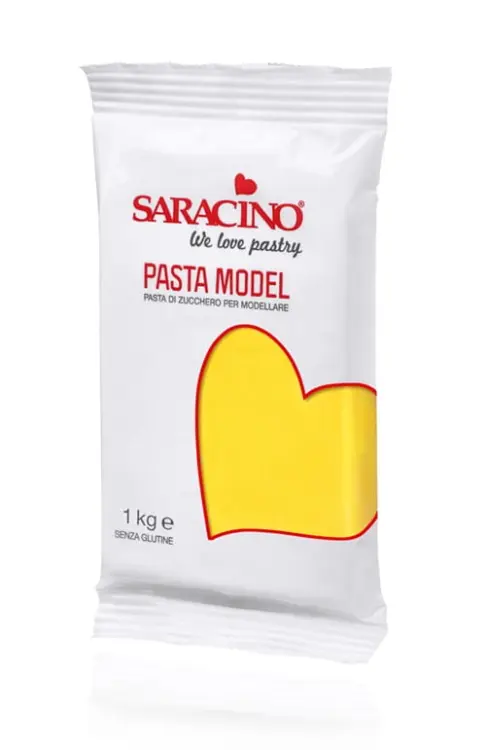 Masa do Modelowania Żółta 1 kg SARACINO-13787