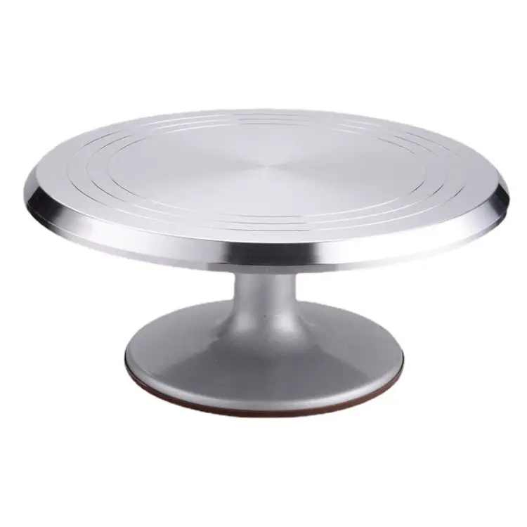 METALOWY Profesjonalny Talerz Obrotowy do Dekorowania  Tortów  30 cm  Patera-14446