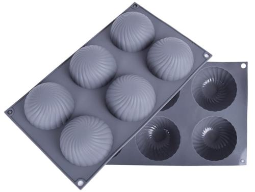 Forma silikonowa do pieczenia monoporcji Spirala Półkula-6d0a55a66563877907edf1fa876ffbd2