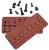 Forma silikonowa do czekolady lodu masy cukrowej SZACHY PIONKI-45826f87ad1be7f58e35a40839cc10a6