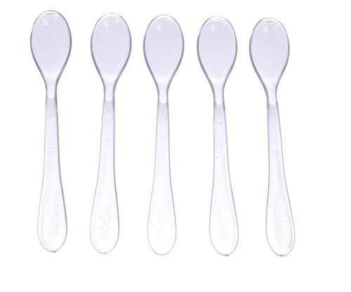 Łyżeczki plastikowe  transparentne do deserów 12cm/25szt  łyżeczka-57acfda9ada95492e47e7609cf758ded
