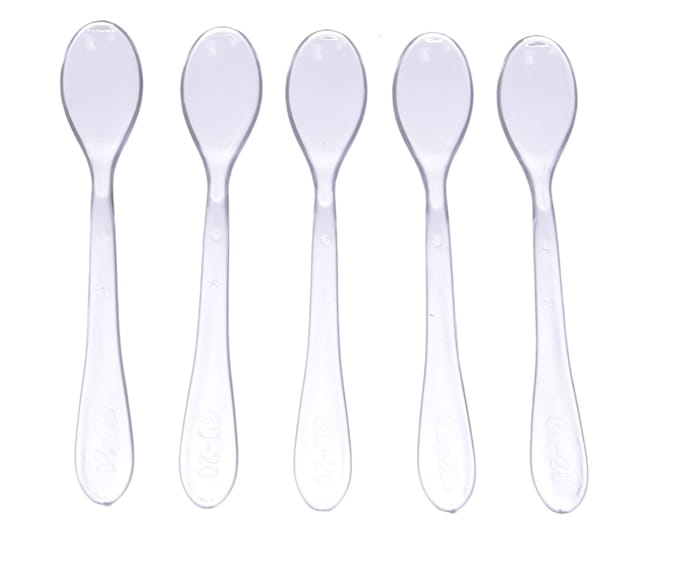 Łyżeczki plastikowe  transparentne do deserów 12cm/25szt  łyżeczka-57acfda9ada95492e47e7609cf758ded