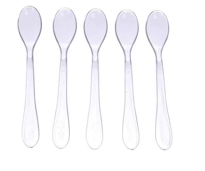 Łyżeczki plastikowe  transparentne do deserów 12cm/25szt  łyżeczka-57acfda9ada95492e47e7609cf758ded
