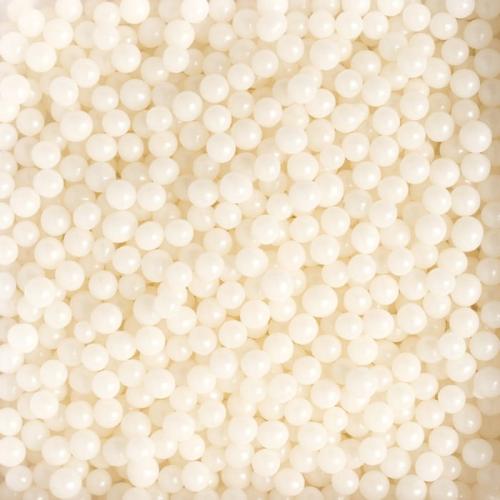 Perełki cukrowe białe perłowe 5mm/ 50g posypka-5f3e2330857a1969c710736152fa5787