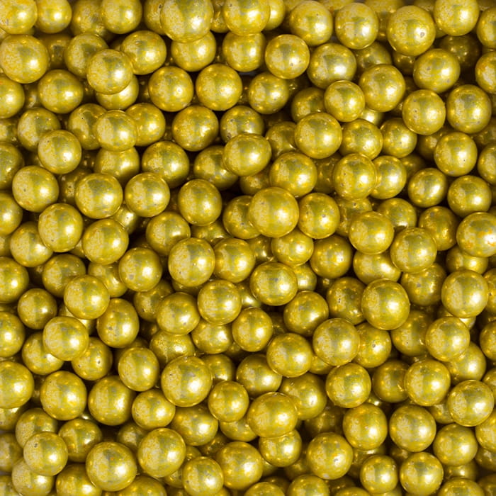 Perełki cukrowe ZŁOTE 7mm posypka 50g-5efdded275d49bebdbc28cf47401f263