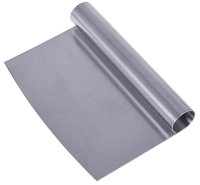 Krajacz do ciasta  klusek metalowy z zaokrąglonym ostrzem 15cm  stal nierdzewna-144028943d9af9d11ebe65f80675030f