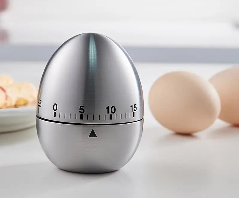 Minutnik kuchenny w kształcie jajka mechaniczny stal nierdzewna-46e5780df297702a1d864edc22bf2b2f