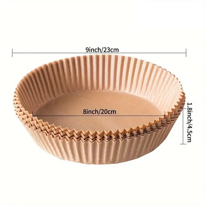 Papier do pieczenia wkład do frytkownicy powietrznej AIR FRYER 20cm/100szt-690f5b4cd3c6bf44629d4ef8a6265f03