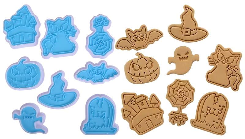 Wykrawacze ze Stemplem Halloween  foremki do ciastek 8szt-af97794b739bf6509f534942d64bc7ee