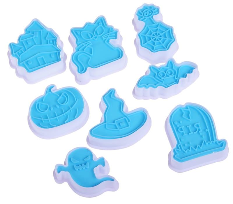 Wykrawacze ze Stemplem Halloween  foremki do ciastek 8szt-9e0fbb25a2abdd4fc2c2f87b6e0389da