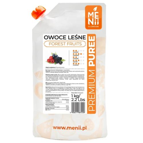 Pulpa owocowa OWOCE LEŚNE 1kg PremiumPuree MENii-80f02a07841b2f46777e0addc923eef2