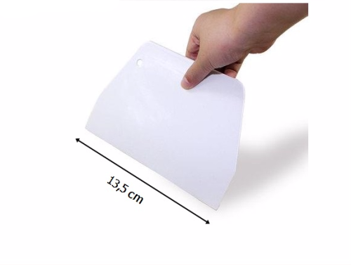 Plastikowy Skrobak 13,5cm do rozprowadzania kremu szpatułka nóż packa