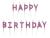 Świeczki urodzinowe na tort napis HAPPY BIRTHDAY różowe złoto 13szt-7ee72bc93a8b3a38aedbe0f68bebee64