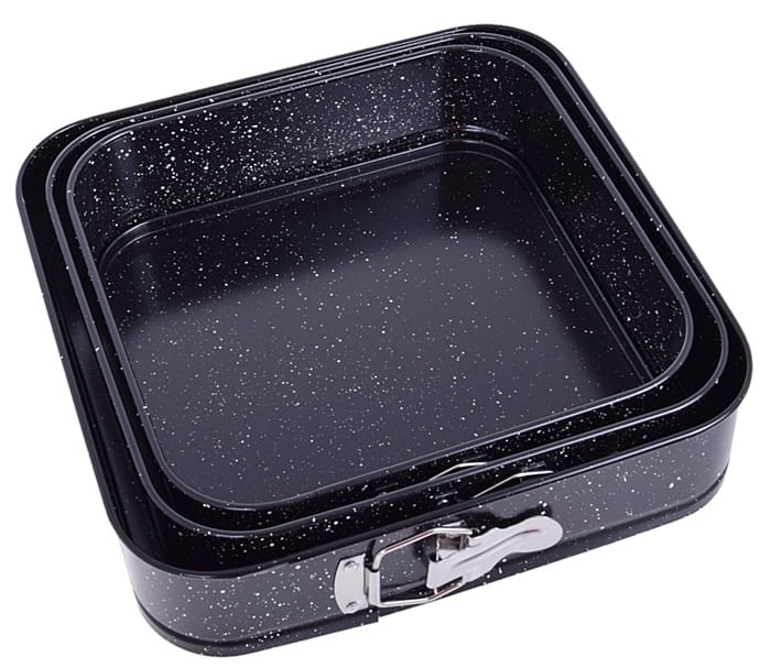 3 szt Tortownica kwadratowa zestaw blacha forma do pieczenia 24/26/28cm-f4f0c5399e35124e618b44f1221451a7