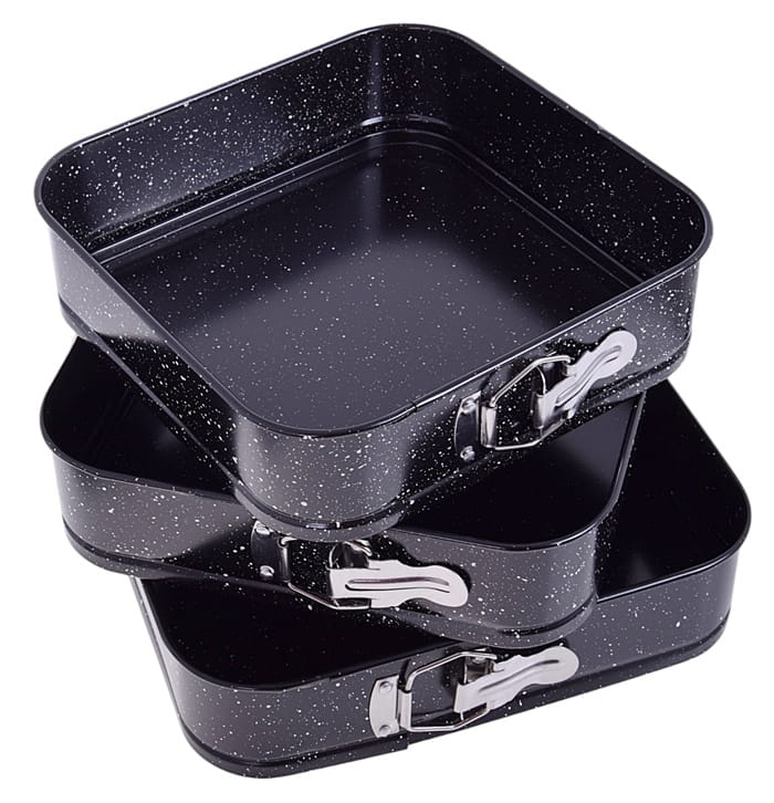 3 szt Tortownica kwadratowa zestaw blacha forma do pieczenia 24/26/28cm-761a36c024b09886ebca7a84f7f06088