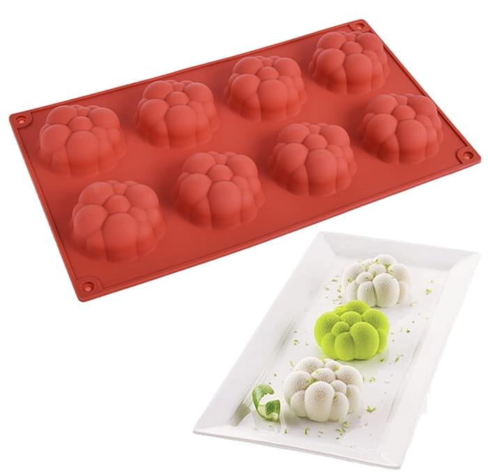 Forma silikonowa do monoporcji MINI BUBBLES BĄBLE 8 gniazd-a59d728b198bf71fe5899c2e1472c9c9