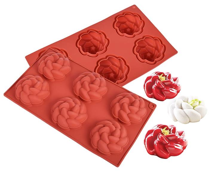 Forma silikonowa do monoporcji FLOWERS KWIAT 6 gniazd-2561ca452e657cc4a2696077fef5ed3e