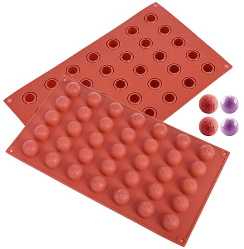 Forma silikonowa do monoporcji czekoladek deserów pralin TRUFLE MINI KULE