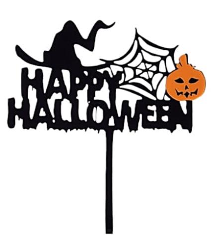 Topper akrylowy na tort HAPPY HALLOWEEN wz2-377bfd57ae7de4be5f3e6a0706ed5c18