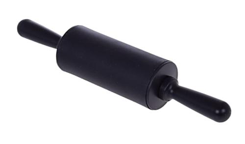 Wałek do ciasta silikonowy mały CZARNY 22cm-d45b82639f2144bfe4d7d8343d7b428d