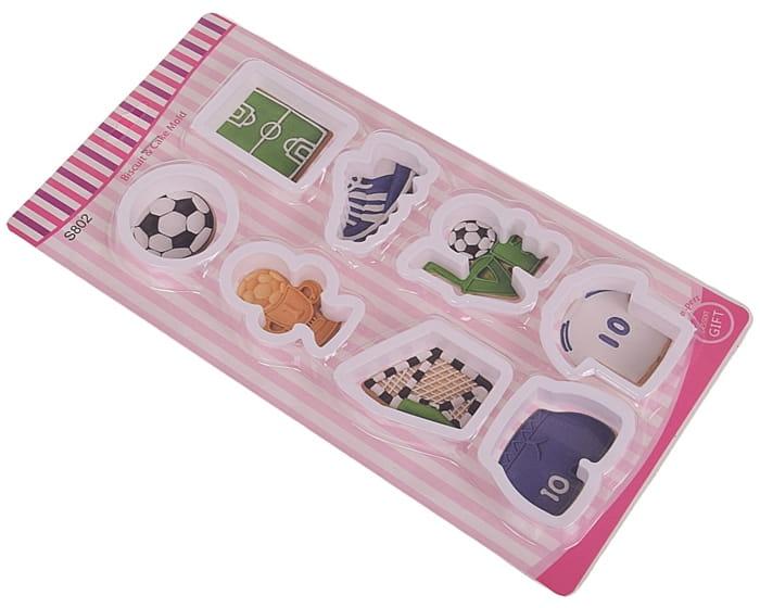 Zestaw wykrawaczy PIŁKA NOŻNA 8szt wykrawacze foremki do ciastek-242d514f3fadd28ad2a9da0c7110798d