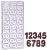 Forma do czekolady z poliwęglanu CYFRY-56bfb4e6e5c18d8e1581c3c5b147f47e
