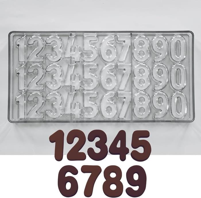 Forma do czekolady z poliwęglanu CYFRY-501b3d8ffad94402d06ecd2cd7eaed20