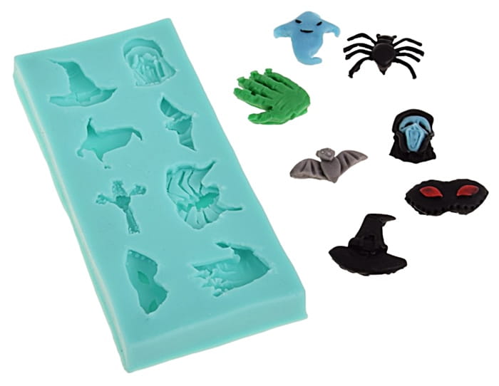 Forma silikonowa do masy cukrowej Halloween duszek pająk nietoperz-4106077759354f704d95a7dbc55f5fe3