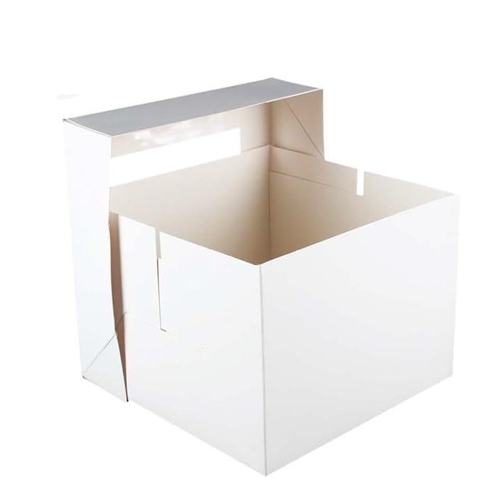 Pudełko na tort 30x30x20cm WYSOKIE białe z oknem-a3a909b930dacb52fbabf21d407faf15