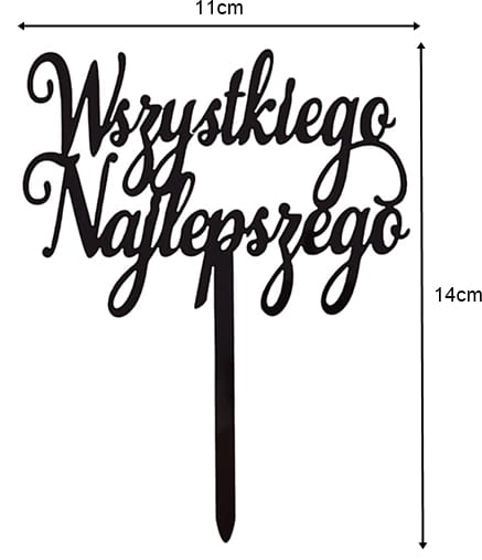 Topper na tort WSZYSTKIEGO NAJLEPSZEGO akrylowy czarny-210d575ee537c05fde6347bba4a4844d