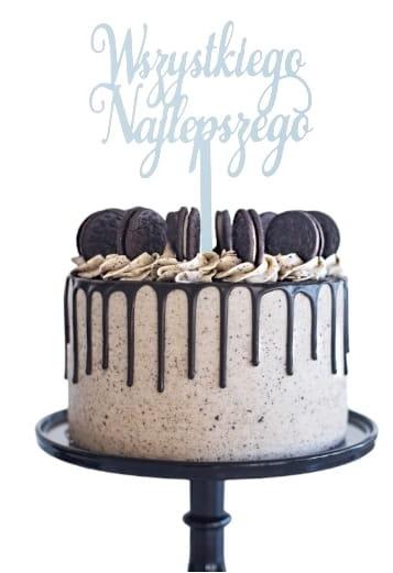 Topper na tort WSZYSTKIEGO NAJLEPSZEGO akrylowy błękitny-108277c99d4a4942d2fb0a158874e9e0