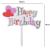 Topper na tort Happy Birthday kolorowy   akrylowy-16881ca1d23a7cbfacd38bfb142a3811