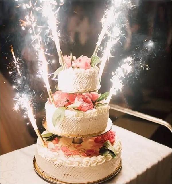 Fontanna Tortowa 25 cm Złota Zestaw  4 sztuki-63549c77a17c9e8712b7e3bbd6c8af9f