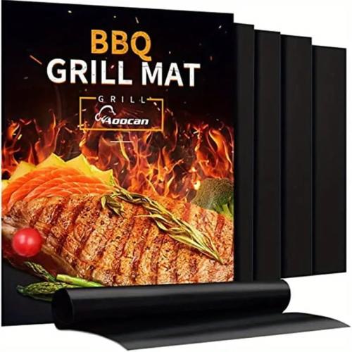 Mata teflonowa do pieczenia do grilla piekarnika  40x33cm / 4szt tacka na grill-983d397df3e40cb28534104d4b5f1ad9