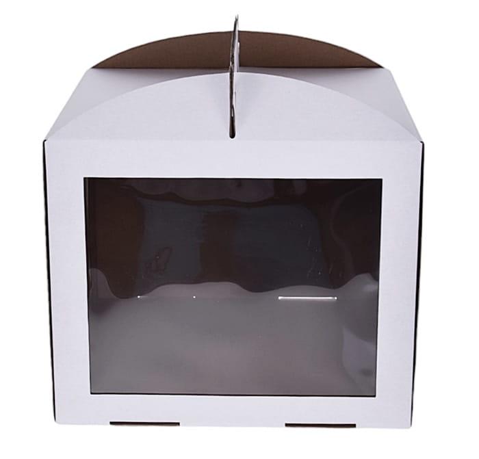 Pudełko na tort 30x30x25cm białe z oknem i uchwytem MOCNE 3W-69d91a9ab33cd367c519f527a6a0df86