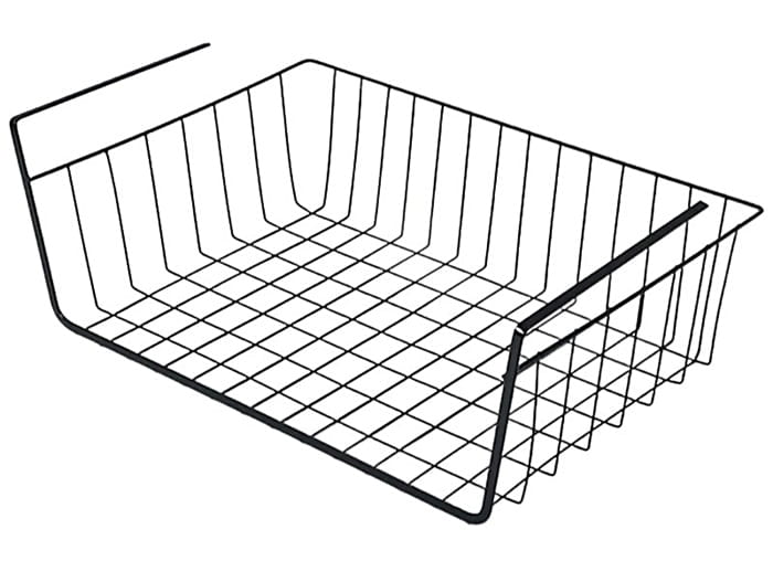 Organizer do szafki kuchennej łazienki półka kosz czarny-707b2b886daf44082f65e4880e9b3a8e