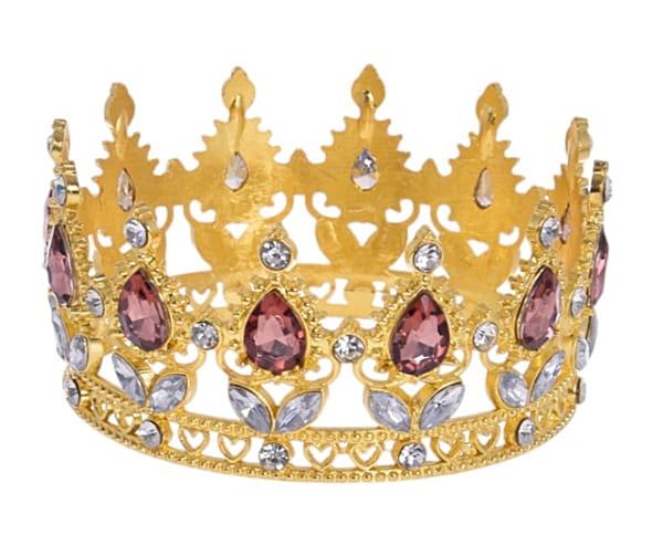 Ozdoba na tort KORONA złoto różowa topper 8cm-2d3969fb31dca5e5368bbefa90b1a47b