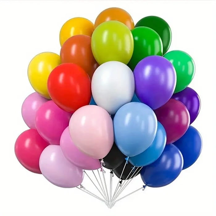 Balony urodzinowe kolorowe 30cm - 100szt-316cd85274d3766e7d60eb914826e54c