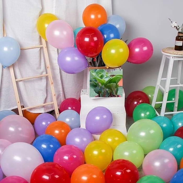 Balony urodzinowe kolorowe 30cm - 100szt-0752ad397869675e42bcc5fd8e7c08a1
