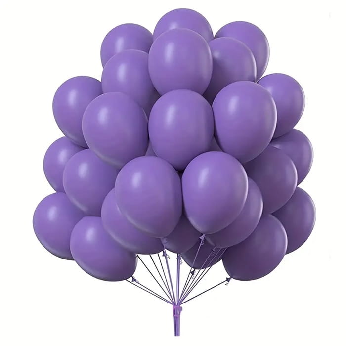 Balony urodzinowe fioletowe 30cm 100szt-776af7b88953b32e00c94f4ecef62002