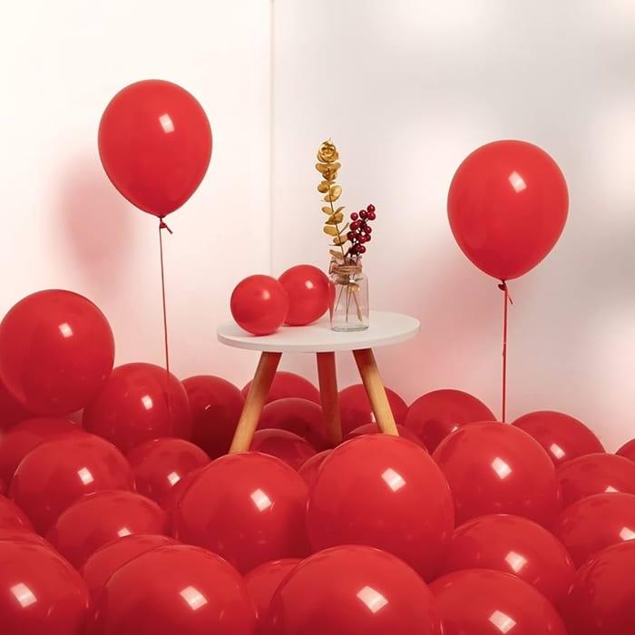 Balony urodzinowe czerwone 30cm 100szt-fa67f41c4eead72588004c446c1d27c2