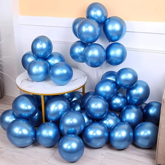 Balony urodzinowe metaliczne niebieskie 30cm 100szt-3c0e12885c49a4d0af810c6429b9fdb3