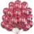 Balony urodzinowe metaliczne czerwone 30cm 100szt-46bfc900209151c0be663eeda00b9653